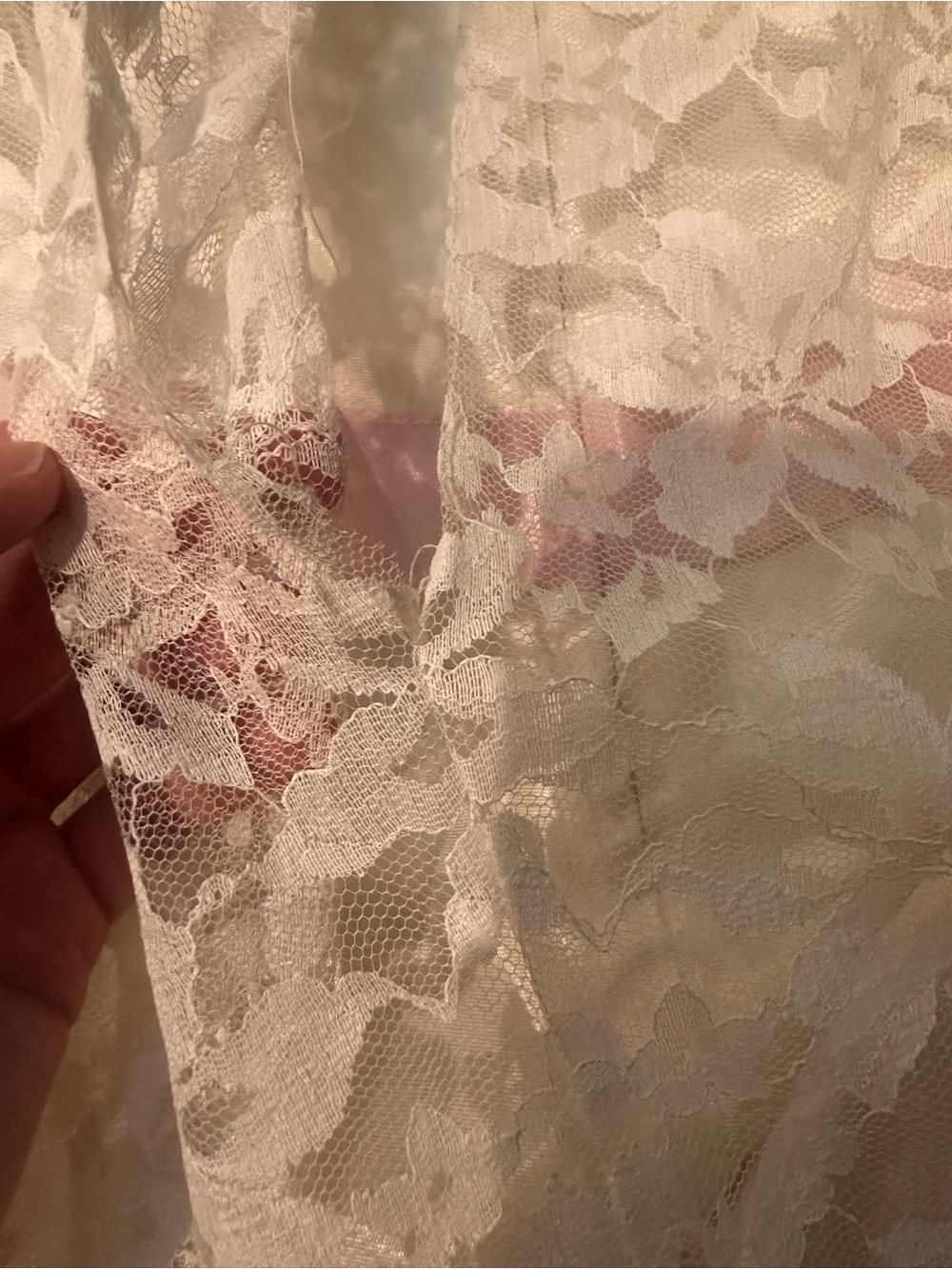 Vintage 60s Lace Babydoll Dress - Picture 9 of 9